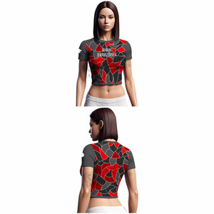 Camisetas Cortas Transpirables para Mujer de Uso en Exteriores, Camisetas Cortas Ligeras para Mujer, Camisetas Cortas para Mujer en Oferta - Product Image 5