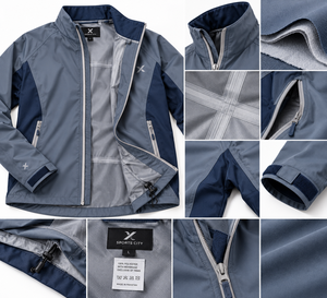 Custom Rainwear & Weather Protection Apparel Golf Clothing | Grey <b>Navy</b> Six Color Variations | Manufacturer OEM ODM | - Product Image 4