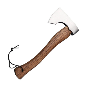 Cuchillo para Pizza de Grado Industrial Forjado a Mano con Cabeza de Hacha de 9 Pulgadas y Mango de Madera para Uso en Exteriores - Product Image 2
