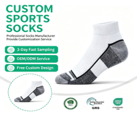 Logo personnalisé Chaussettes de sport athlétique Chaussettes sans quantité minimale de commande avec votre propre conception Ch
