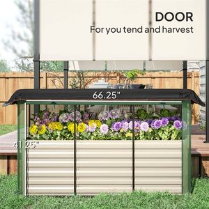 Fioriera in Acciaio Zincato per Rete da Giardino - Product Image 5