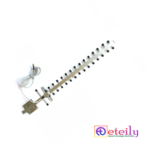 Antenne Yagi robuste et durable ETEILY GSM 16dBi modèle ET-GS16Y4-2WL3-SMS avec câble RG58 blanc (L-3Mtr) + connecteur SMA mâle - Product Image 1