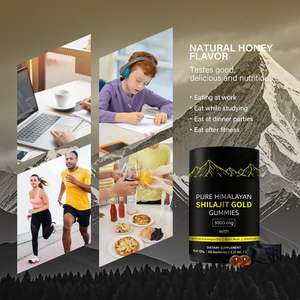 Gomitas de Shilajit OEM/ODM con Ácido Fúlvico, Gomitas con Extracto de Shilajit del Himalaya para Aumentar la Energía y la Vitalidad Natural, Dulces Herbales - Product Image 5