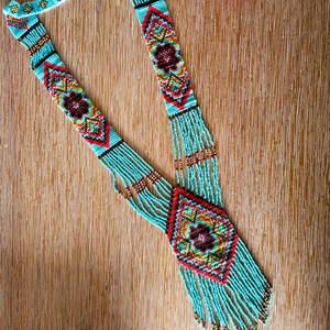 Beautyfull Vintage Style AMERICAN Handmade Ocean Blossom Necklace Boho American Style Jewelry <b>Set</b> FOR ANNIVERSARY,PARTY, GIFT - Product Image 1