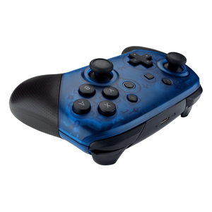 Tùy chỉnh rõ ràng màu xanh faceplate và backplate vỏ nhà ở trường hợp đối với Nintendo chuyển đổi <span class=keywords><strong>Pro</strong></span> điều khiển - Product Image 5