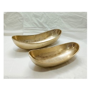 Juego de tazones para servir, diseño moderno, tazones y platos de metal para exhibir en la mesa, para servir bocadillos y galletas, tazón decorativo, precio de fábrica - Product Image 6