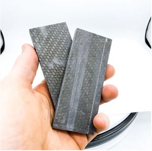 Plaques de corne de buffle grise naturelle pour poignées de couteaux, dalles de corne massives pour la fabrication de couteaux - Product Image 4