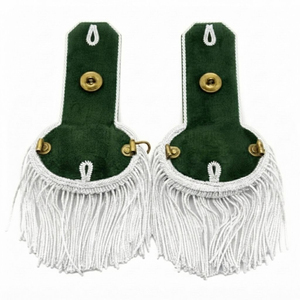 Customizable Gold Bullion wire Eco-Friendly <b>Fringe</b> Shoulder Epaulettes Uniform Epaulettes with Tassels - Product Image 1