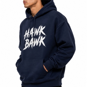 <b>Men</b> Fleece Pullover <b>Hoodie</b> Modern Urban Outfits Long Sleeve Comfortable Outdoor Activities Modern Street Clothing Styling - Product Image 3