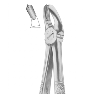 Pinzas de Extracción Fig. Molares Superiores 18A (Patrón Inglés) |   Instrumento Dental Modelo Vitra Instruments de Acero Inoxidable Premium - Product Image 3