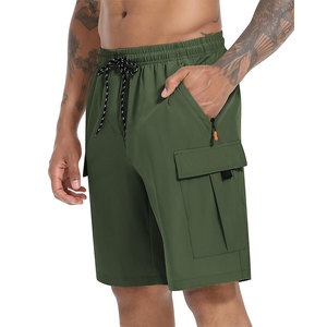 Ultra Lightweight Cargo Shorts For Men's Multi Pockets Ergonomic Fit Design Latest Style Trendy Casual High Street Summer Shorts - Product Image 1