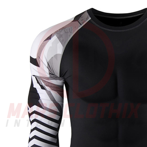 Men's Full Sleeve <b>Compression</b> Rash Guard Personalized <b>Design</b> Fully Sublimation <b>Compression</b> <b>Shirts</b> For Men - Product Image 4