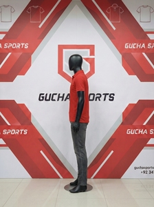 Camisa polo de algodón para hombre, tela suave y transpirable, corte regular, colores sólidos disponibles, mangas cortas, costuras resistentes. - Product Image 3