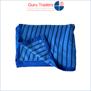 Oferta Especial en Manta de Lana Sintética Anti-Pilling a Rayas para Cama Individual, 100% Poliéster, Personalizada, de Fabricante de Origen Indio, para Todas las Temporadas - Product Image 2