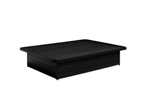 Modern Metal <b>Platform</b> <b>Bed</b> <b>Frame</b> Durable Hotel Furniture Minimalist Design Commercial Use Black Bedroom Base - Product Image 5