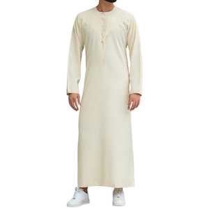 Nuevo Diseño 2026: Thobe Saudí para Hombre, Jubba Islámica, Ropa Tradicional Musulmana al por Mayor para Exportación - Product Image 1