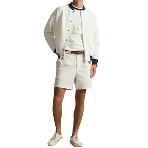 Blouson de baseball en velours côtelé pour homme, coupe décontractée premium, style universitaire, OEM personnalisé, luxe, athleisure, streetwear, vêtement d'extérieur, style vintage sur le devant, style sportif - Product Image 6