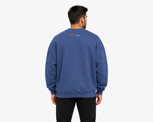 Sweat-shirts surdimensionnés pour hommes, en coton brossé, col rond, manches longues, pull-over, séchage rapide, écologiques - Product Image 4