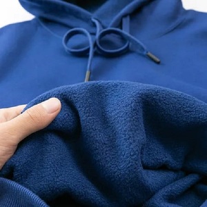 Sweat-shirt à capuche unisexe en tissu éponge uni, personnalisable avec logo numérique, pour uniformes de travail, 100 % coton, collection automne-hiver, vente en gros - Product Image 2