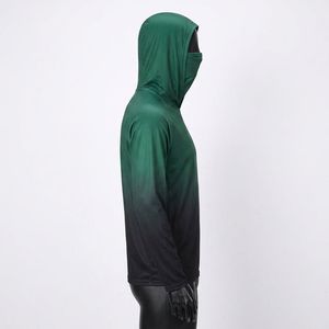 Chemises de pêche et de chasse en polyester imperméables, respirantes, à design personnalisé, pour activités de plein air, type pull-over. - Product Image 2
