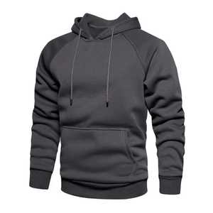 Sudadera con capucha lisa para hombre, cortavientos, cómoda, para pedidos al por mayor, sudadera cálida de gran gramaje, bajo MOQ, precio económico. - Product Image 2