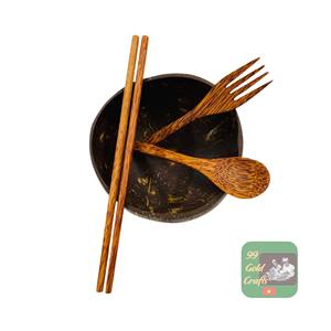 Tazón de Coco Crudo de Vietnam, Estilo Bohemio Clásico, Ecológico, Moderno, Colorido, Personalizado, de 10 a 13 cm, Hecho con Cáscara de Coco - Product Image 3