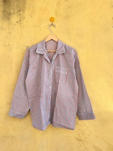 Conjunto de Pijama de Algodón a Rayas para Mujer, Manga Larga, Cintura Elástica, Ropa de Dormir Clásica, Material de Popelina Suave, para Primavera - Product Image 3
