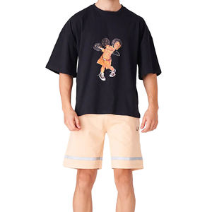 Conjunto Deportivo Casual para Hombre 2026, Estampados de Alta Calidad, Camiseta de Manga Corta, Pantalones Cortos, Jogger Unisex, Tela de Felpa - Product Image 1