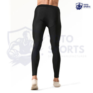 Custom Logo New Arrival Top Trendy Best Service High Performance Breathable Fitness Wear Breathable <b>Men</b> Compression <b>Trouser</b> - Product Image 3