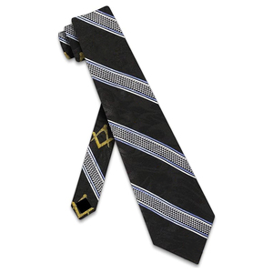 Cravates en soie tissée 100% maçonniques, meilleur prix de gros, design et logo personnalisés pour le bureau et les cadeaux - Product Image 2