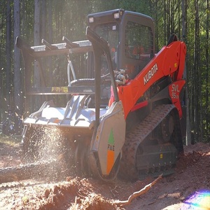 Powerful Diesel Kubota Crawler Skid Steer Loader with Heavy Duty Mulcher for Fast Land Clearing Brush Removal & High Efficiency - Product Image 4