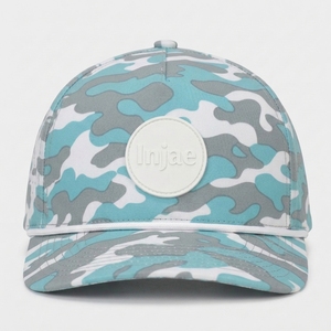 Gorra de Béisbol Personalizada con Camuflaje, Perforada con Láser, Parche de Goma, Fabricante OEM de Indonesia - Product Image 1