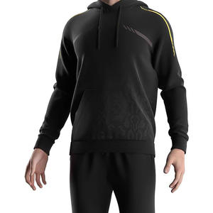 Sweat à capuche unisexe de hockey sur glace, personnalisable avec logo d'équipe, durable, séchage rapide, respirant, pour le hockey - Product Image 3