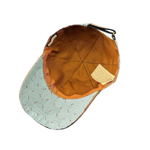 Casquette de baseball violette à 6 panneaux, 100 % coton sergé, ajustée, unisexe, couleur unie, pour adulte, toutes saisons - Product Image 6