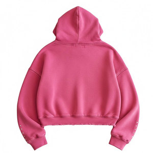 เสื้อฮู้ดดี้ผู้ชายแบบหนาพิเศษ 450 GSM ผ้าฝ้ายฟลีซ ผลิตแบบ OEM สำหรับแบรนด์ส่วนตัว จำหน่ายส่ง - Product Image 2