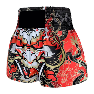 Shorts de Muay Thai personnalisables et respirants pour hommes et femmes, équipement de kickboxing et de MMA en polyester, options grandes tailles, Muay Thai professionnel - Product Image 2