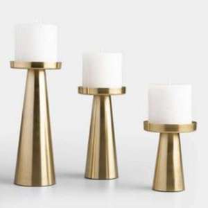 Traditional Solid <b>Brass</b> <b>Candle</b> <b>Stick</b> Holder with Decorative Stand For Home Temple Prayer Room Living Area Wedding Ceremony Use - Product Image 4