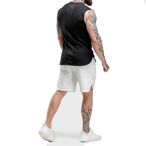 OEM Custom Drop Armhole tank Top Mens Gym Wear Fitness Muscle <b>Vest</b> Workout Bodybuilding Mens Tank Top - Product Image 2