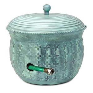 Nouveauté : Pots à tuyaux d'arrosage de qualité supérieure, forme personnalisable, avec couvercles, design minimaliste et élégant, en métal. - Product Image 1