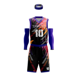 Uniforme de basket-ball sur mesure pour hommes, fabriqué au Pakistan, de haute qualité, en polyester, pour entraînement, design personnalisé. - Product Image 3