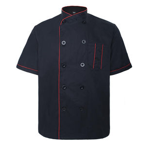 Restaurant Kitchen Chef Jacket <b>Work</b> Uniform <b>Waterproof</b> & Anti-Bacterial Cotton White Shirt Hotel Catering Cooking Unisex - Product Image 1