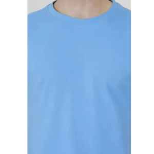 Ensemble 2 pièces unisexe personnalisé en coton satiné avec logo frontal, t-shirt à manches courtes et short tissé respirant, idéal pour l'été - Product Image 3