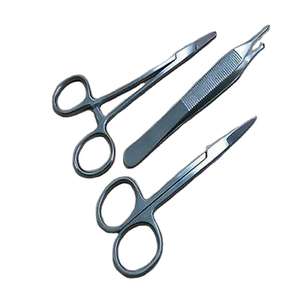 Kit de 3 pinces à suture, porte-aiguilles, ciseaux à iris – Outils de retrait de sutures en gros par Dentavex - Product Image 4
