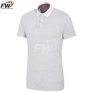 เสื้อโปโล เสื้อยืดโปโล ขายดี ดีไซน์ใหม่ รับทำโลโก้ สีพื้น ระบายอากาศได้ดี สำหรับผู้ชาย บริการ OEM - Product Image 3
