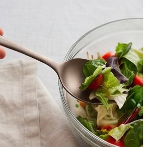 Servidores de Ensalada de Acero Inoxidable con Acabado Mate, Diseño Minimalista, Resistentes al Óxido, para Juego de Cubiertos de Catering - Product Image 4