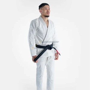 Conjuntos de Uniformes de Judo para Hombre, Alta Calidad, Ligeros, Transpirables, de Secado Rápido, 100% Algodón, para Entrenamiento Profesional de Artes Marciales - Product Image 1