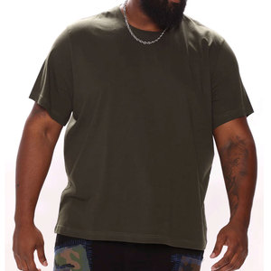 Men's Plain Cotton <b>Tshirt</b> Oneck Short Sleeve Trendy Design Solid Color Casual Wear Oversized Drop Shoulder Men Solid <b>Tshirt</b> 2026 - Product Image 1