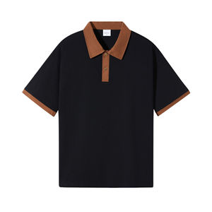 Chemises pour hommes en coton 100% de qualité supérieure, prix raisonnable, style tendance, manches courtes, couleur personnalisée, logo personnalisé - Product Image 2
