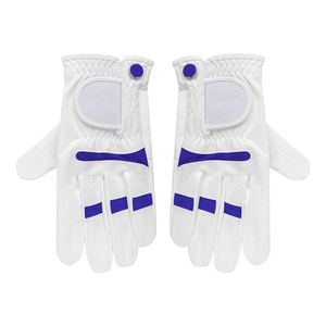 Guantes de golf usados de primera calidad para mano derecha e izquierda, transpirables, de material suave, guantes de golf de alta gama con logotipo personalizado en color. - Product Image 2