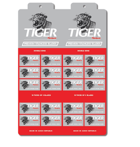 Cuchillas Desechables Tiger Superior Premium de un Solo Filo, Hechas de Acero Inoxidable Sueco con Recubrimiento de Cromo PTFE para un Afeitado Suave - Product Image 4